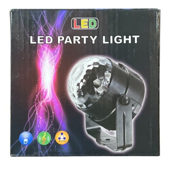 LED Party Light Disco Ball with Remote Control - Picture 2 of 7